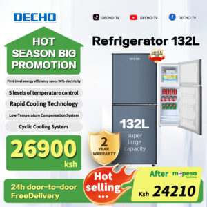 [M-pesa10%OFF] 132L- 250L Refrigerator