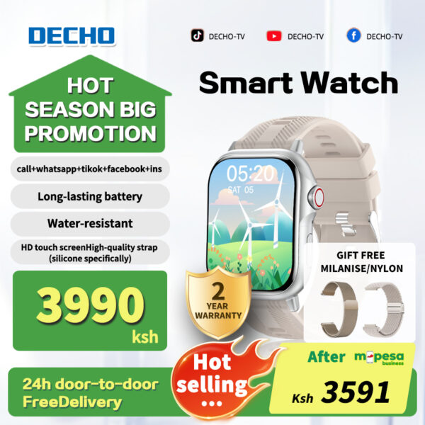 [M-pesa10%OFF] Smart Watch