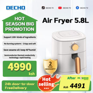[M-pesa10%OFF] DECHO Air fryer
