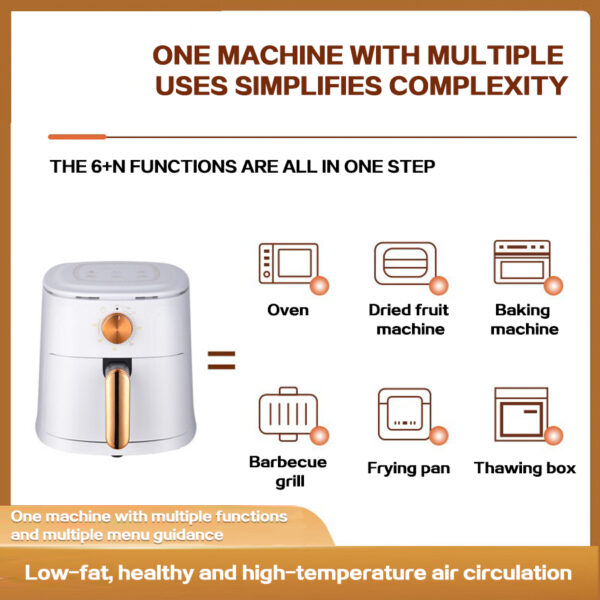 [M-pesa10%OFF] DECHO Air fryer