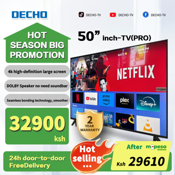 [Limited to 20 pieces] Smart TV 43 inches-50inches
