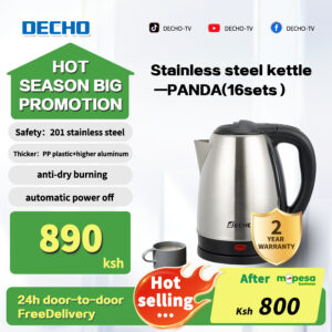 [M-pesa10%OFF] Electric Kettle 2L