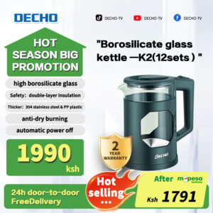 [M-pesa10%OFF] Electric Kettle 2.3L